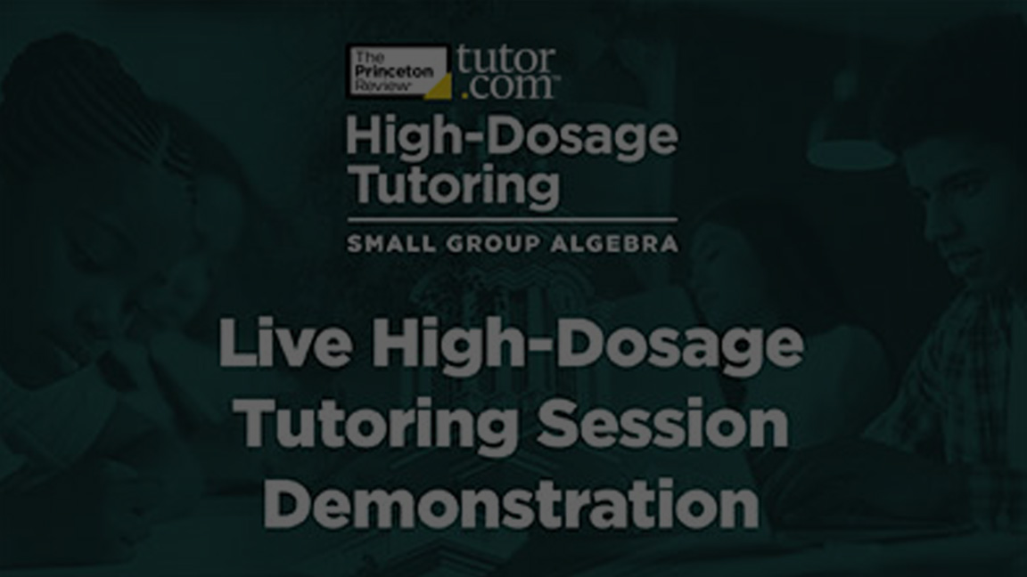 HDT Video: Tutoring Session Demonstration
